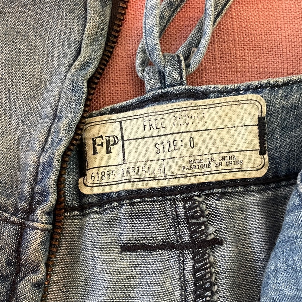 Free People denim romper